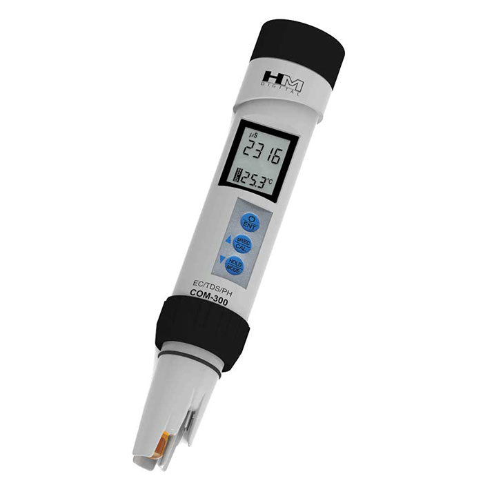HM Digital COM-300 Pro Series pH/TDS/EC/Temp Meter