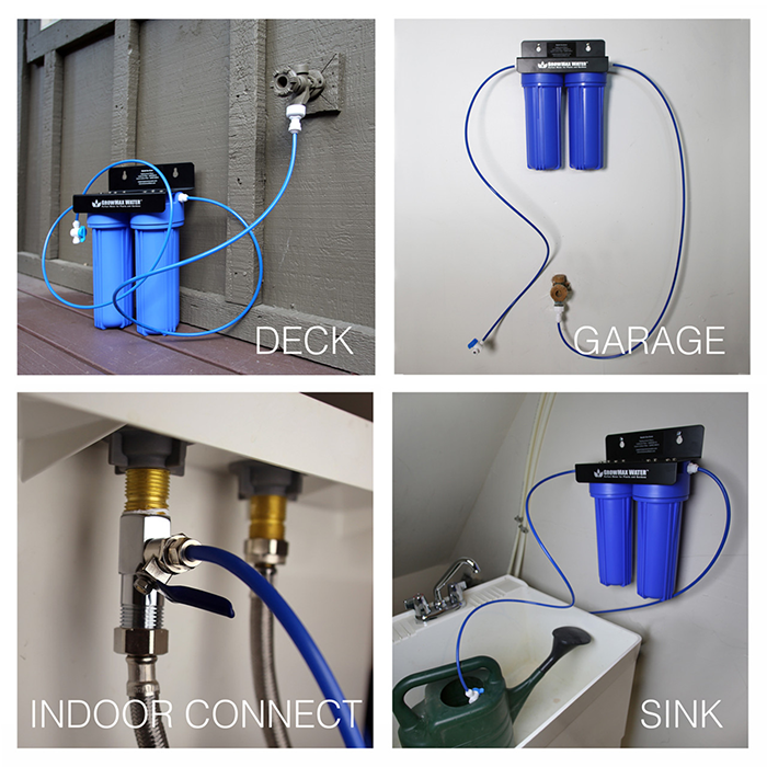 GrowMax Water Eco Grow 240 Dechlorinator & Sediment Water Filter System, Treats Up To 10,000 Gallons