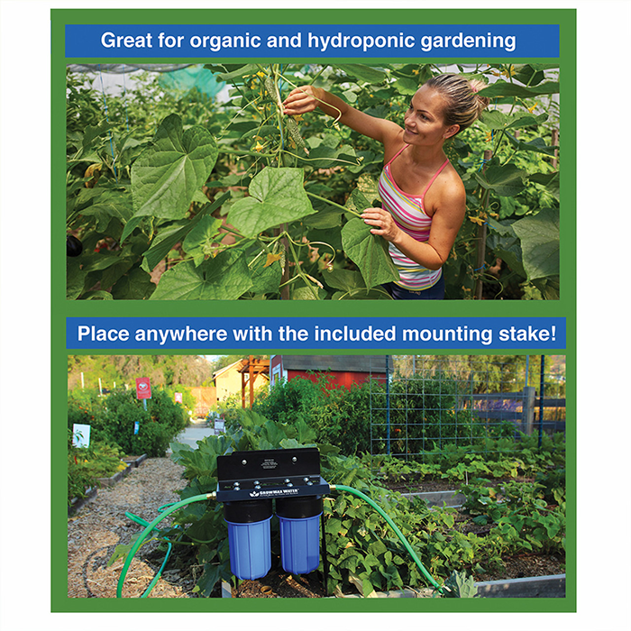 GrowMax Water Super Grow 800 Dechlorinator & Sediment Water Filter System, Treats Up To 15,000 Gallons