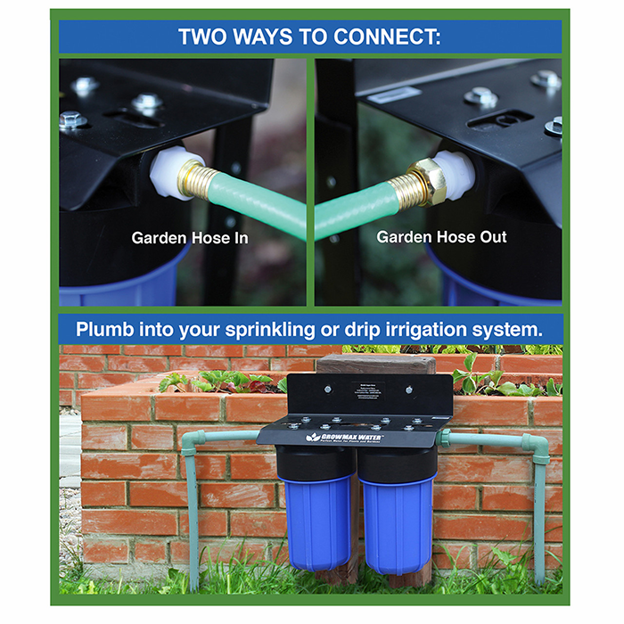 GrowMax Water Super Grow 800 Dechlorinator & Sediment Water Filter System, Treats Up To 15,000 Gallons