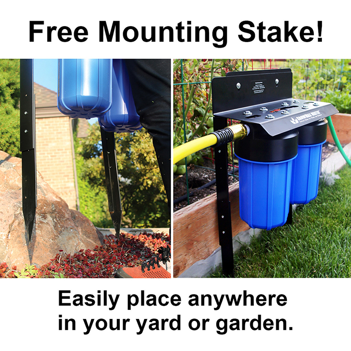 GrowMax Water Super Grow 800 Dechlorinator & Sediment Water Filter System, Treats Up To 15,000 Gallons