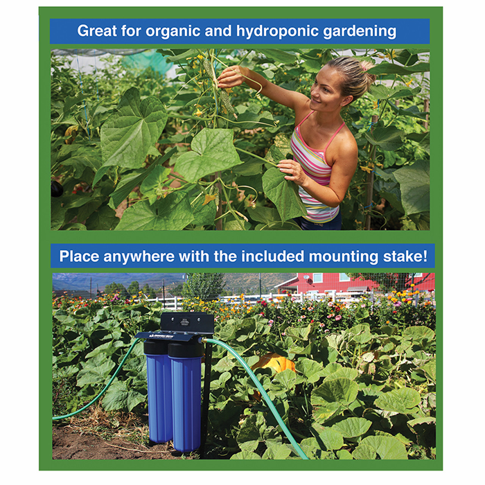 GrowMax Water Pro Grow 2000 Dechlorinator & Sediment Water Filter System, Treats Up To 25,000 Gallons