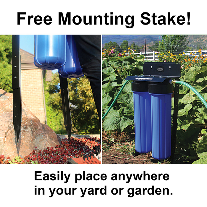 GrowMax Water Pro Grow 2000 Dechlorinator & Sediment Water Filter System, Treats Up To 25,000 Gallons