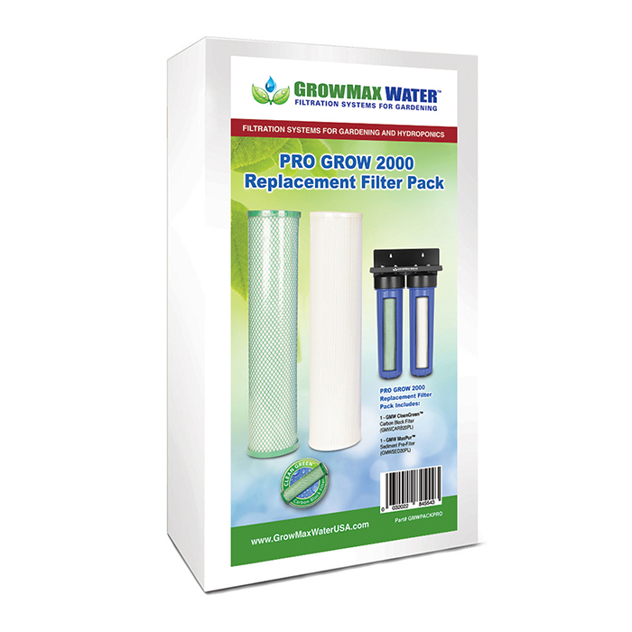 GrowMax Water Replacement Filter Pack For Pro Grow 2000