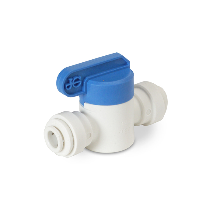 GrowMax Water Inline Ball Valve/Shut Off For Eco Grow 240 & Reverse Osmosis Systems, 1/4 Inch