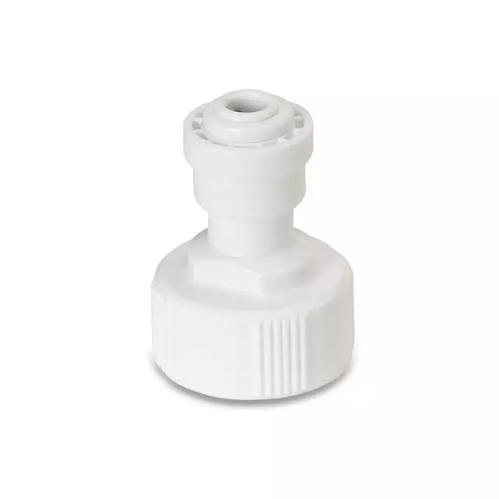 GrowMax Water Garden Spigot Quick Connect For Reverse Osmosis Systems, 3/4 Inch GHT To 3/8 Inch Tube