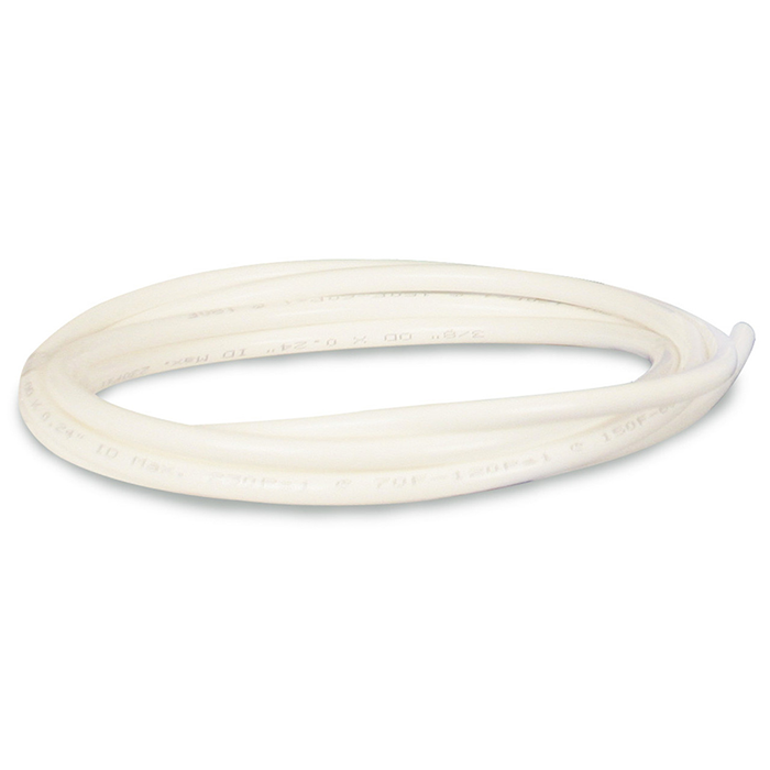 GrowMax Water PE Tubing, White, 3/8 Inch - 30 Feet