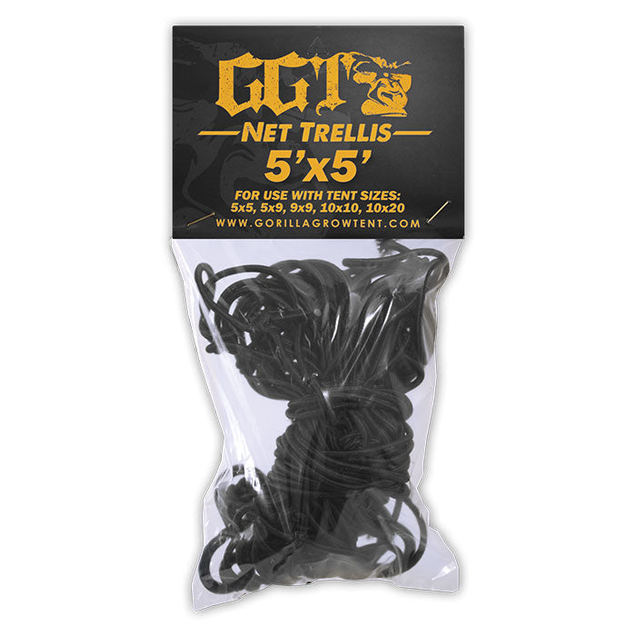 GGT Heavy Duty Trellis Netting for 5' x 5', 5' x 9' & 9' x 9' Tents