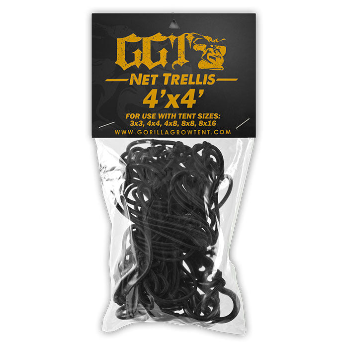 GGT Heavy Duty Trellis Netting for 3' x 3', 4' x 4', 4' x 8' & 8' x 8' Tents
