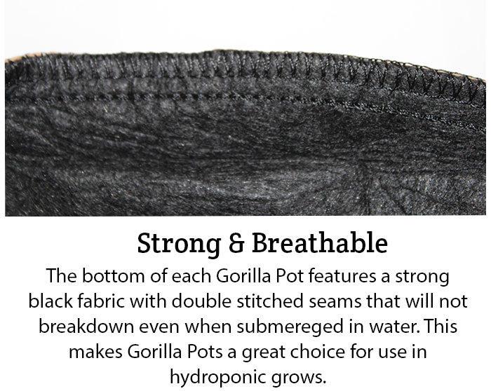 Gorilla Pot Premium Fabric Pots, Tan