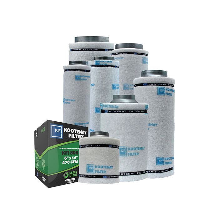 Kootenay Filter KFI Green Line Carbon Filter with Flange