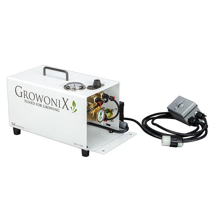 GrowoniX GX1000 Flow Box Deluxe - 2000 GPD Deluxe Reverse Osmosis Filtration System with KDF/CAT Premium Carbon Filter