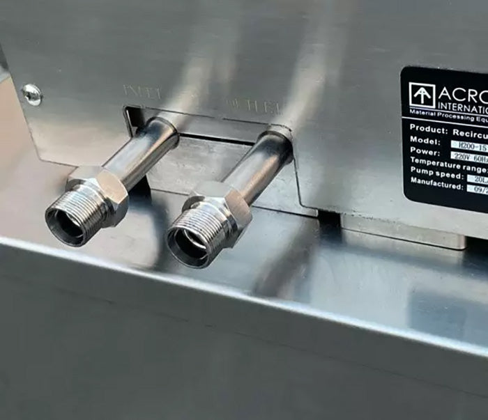 Across International 200°C Stainless Steel Desktop Heated Recirculator, 15 Liter Capacity, 220 Volt