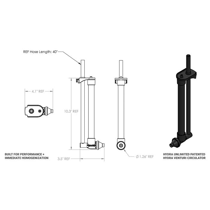 Hydra Unlimited HydraMax Venturi Circulator