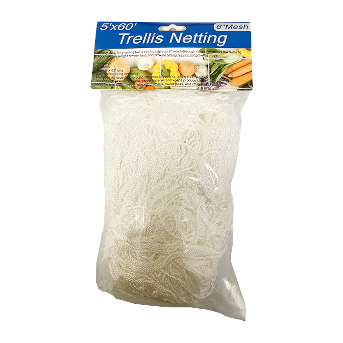 HBX Heavy-Duty Nylon Garden Trellis Netting with 6" Squares