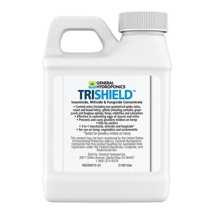 General Hydroponics TriShield Insecticide, Miticide & Fungicide Concentrate, 8 oz.