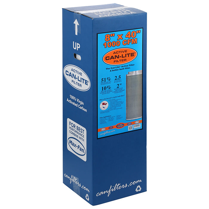 Can-Filter Can-Lite Carbon Filter 8 Inch x 40 Inch, 1000 CFM