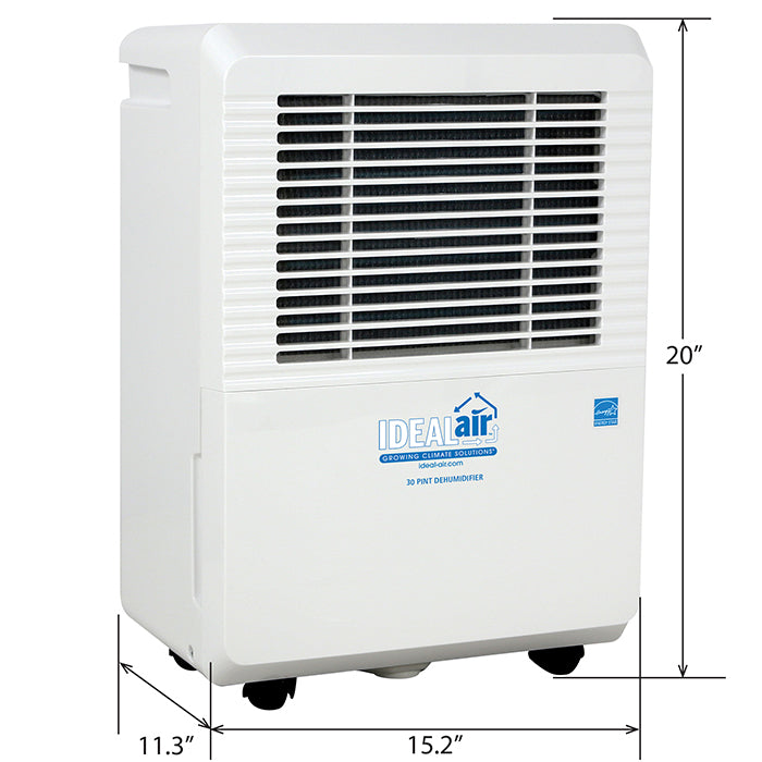 Ideal-Air 22 Pint Dehumidifier - Up to 30 Pints Per Day
