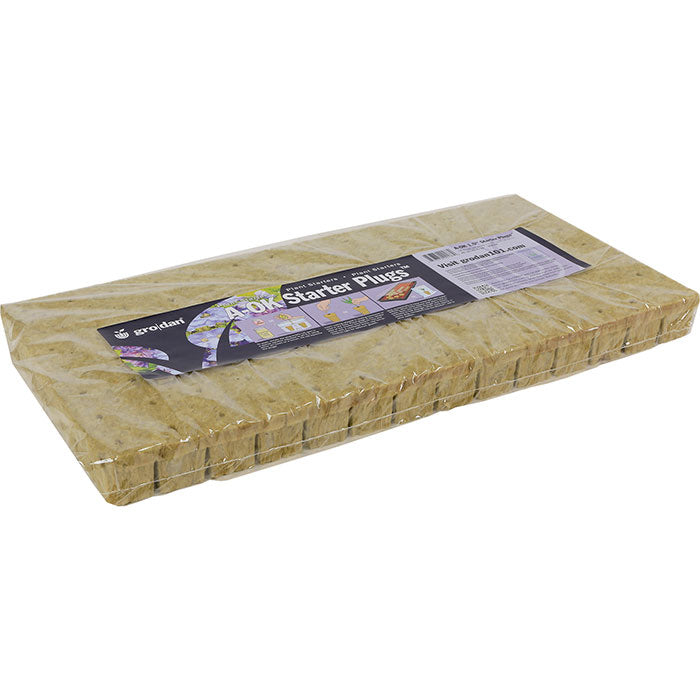 Grodan A-OK Starter Plugs, 1" - 200 per Sheet - Case of 30 Sheets