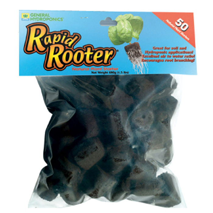 General Hydroponics Rapid Rooter Bulk Plugs, 1.5" Round - Case of 1400