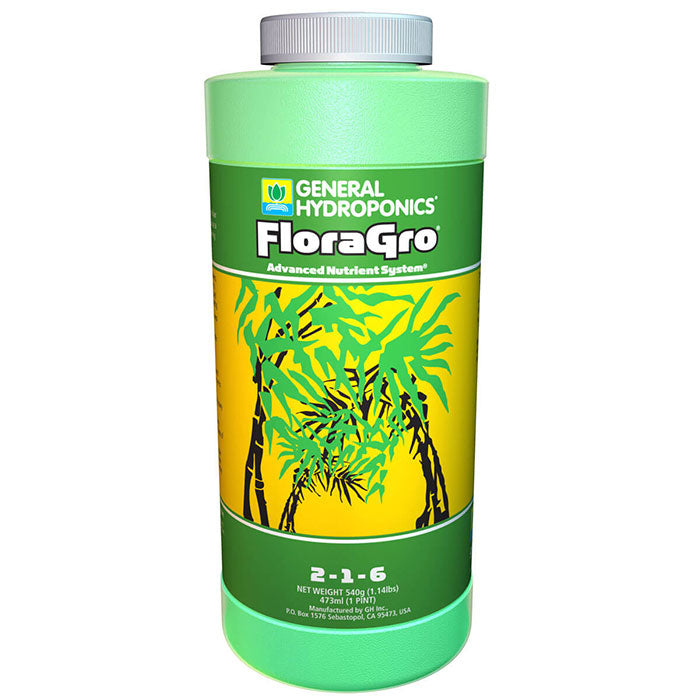 General Hydroponics FloraGro, 1 Pint