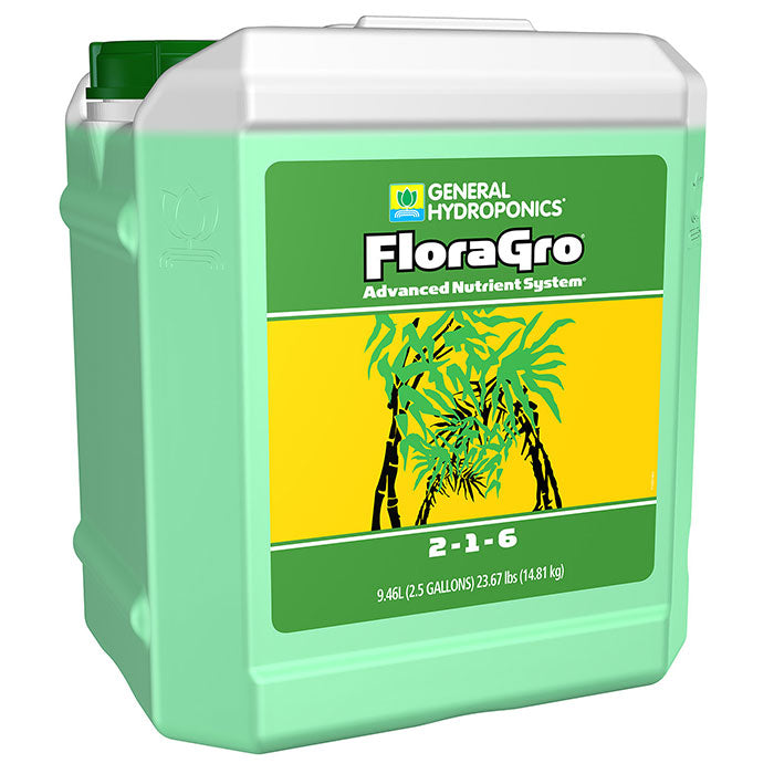 General Hydroponics FloraGro, 2.5 Gallon