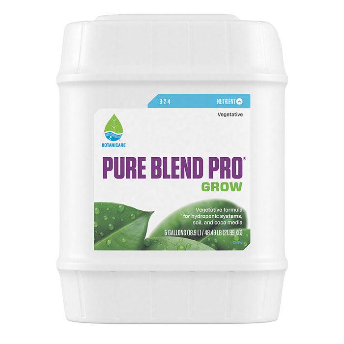 Botanicare Pure Blend Pro Grow, 5 Gallon (California Label)