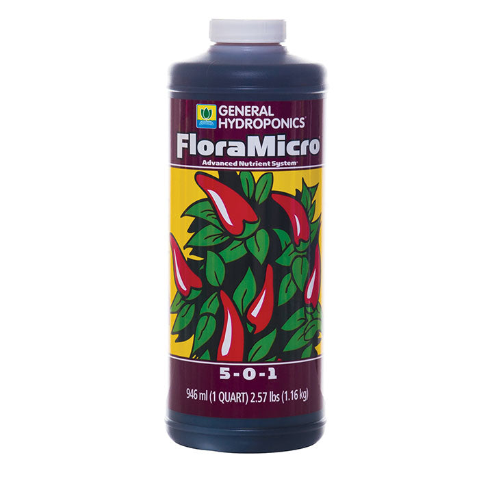 General Hydroponics FloraMicro, 1 Quart