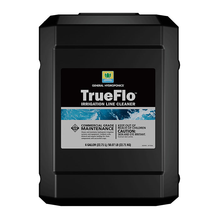 General Hydroponics TrueFlo Irrigation Line Cleaner, 6 Gallon