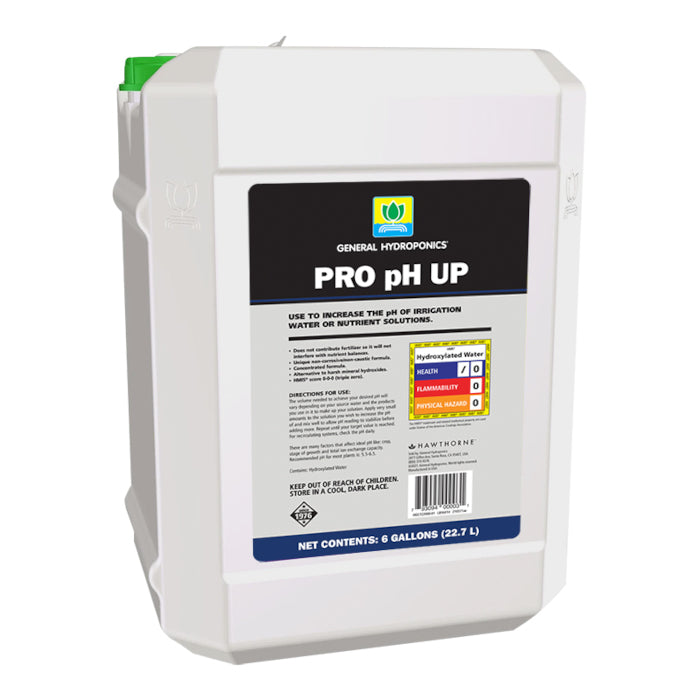 General Hydroponics PRO pH Up, 6 Gallon