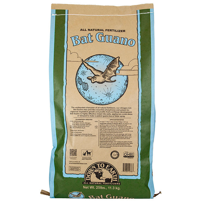Down To Earth Bat Guano 7-3-1, 25 lb.
