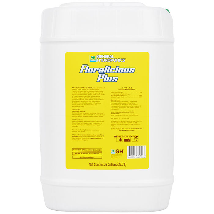 General Hydroponics Floralicious Plus, 6 Gallon