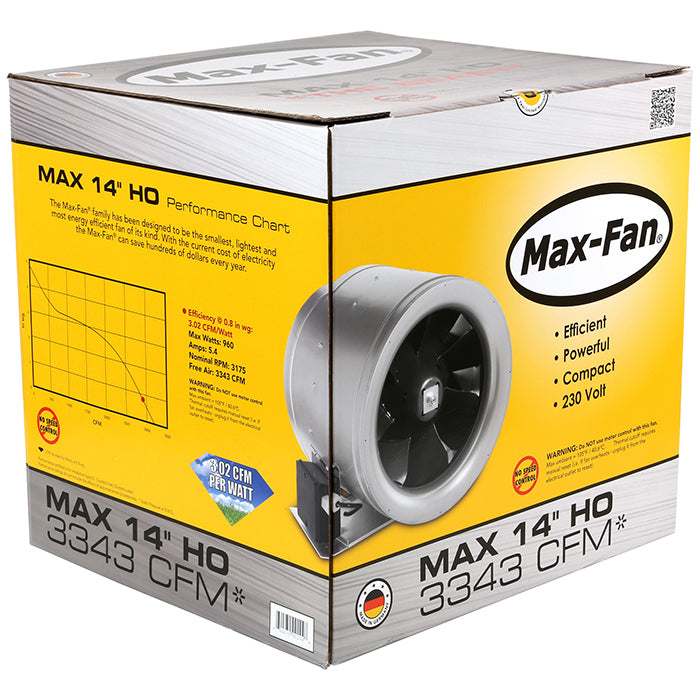 Can-Fan Max-Fan High Output Inline Fan "The Beast", 14 Inch - 3343 CFM - 240 Volt