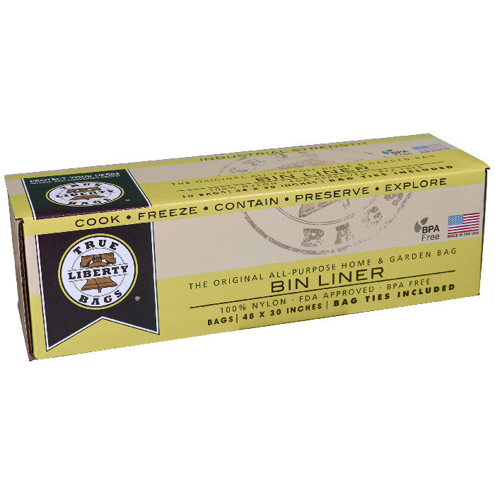 True Liberty Bags All Purpose Drum Liners, 55 Gallon 36 Inch x 48 Inch, Pack of 25