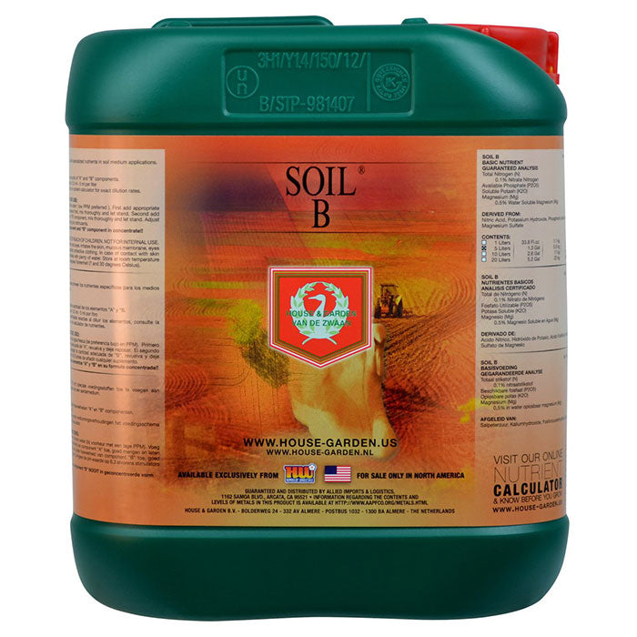 House and Garden Soil B, 5 Liter