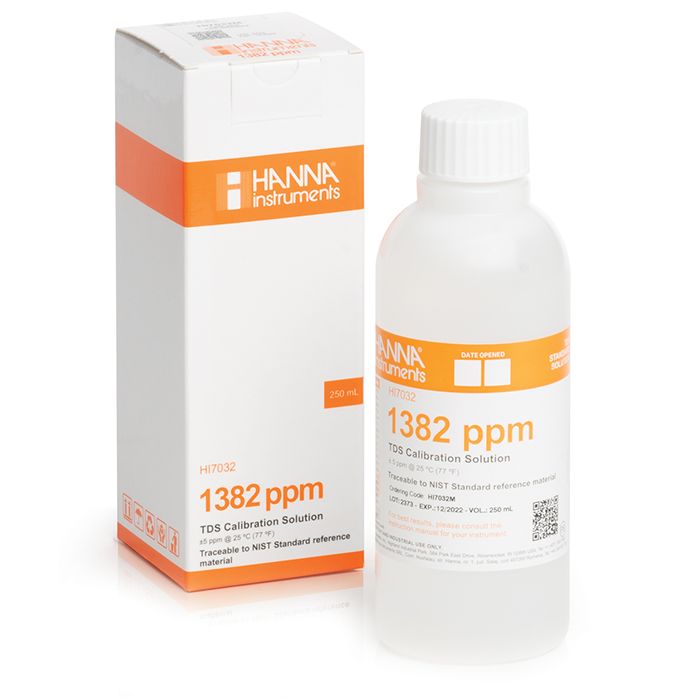 Hanna Instruments 1382 mg/L (PPM) TDS Calibration Solution