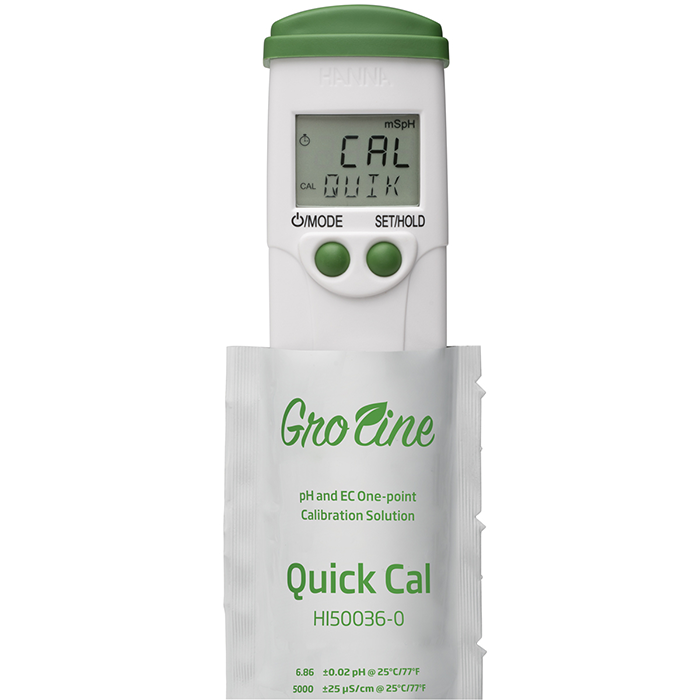 Hanna Instruments GroLine Waterproof Pocket pH/EC/TDS/Temp Tester