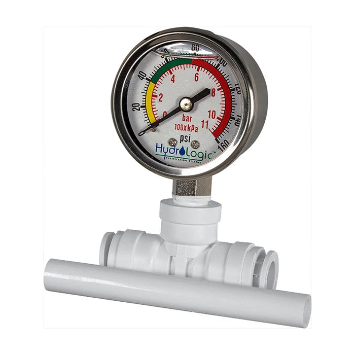 Hydro Logic Evolution-RO Pressure Gauge, 1/2" (HL19026)