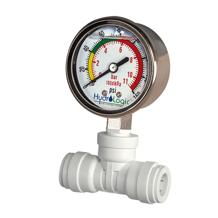 Hydro Logic Evolution-RO Pressure Gauge, 1/2" (HL19026)