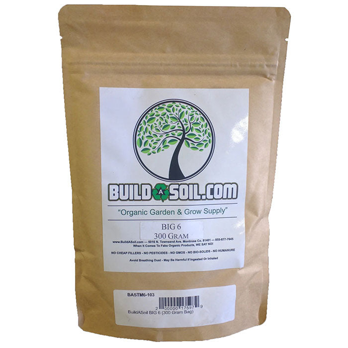 BuildASoil BIG 6 Micronutrients + Humic Acid, 300 Gram