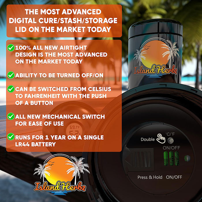 Island Herbz 1 oz. Premium Bio-Photonic Purple UV Glass Storage Jar, Pack of 10