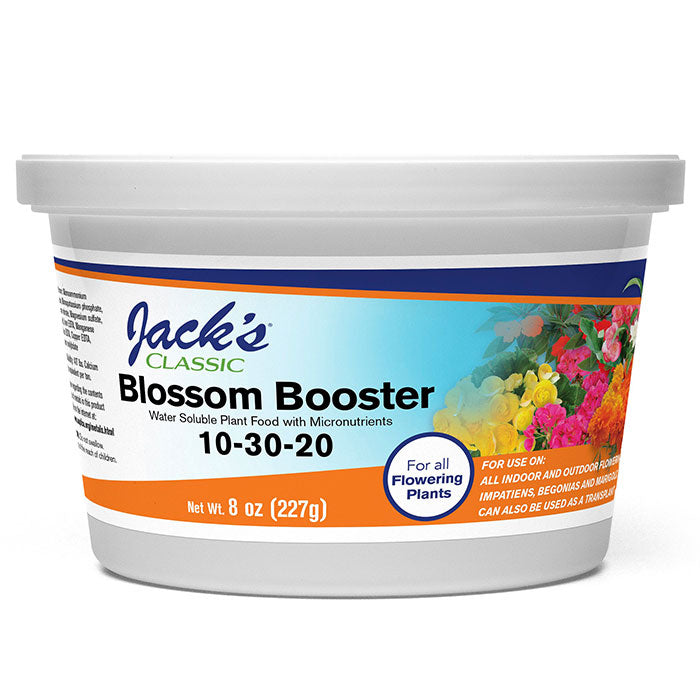 Jack's Classic 10-30-20 Blossom Booster Water Soluble Fertilizer, 8 oz.