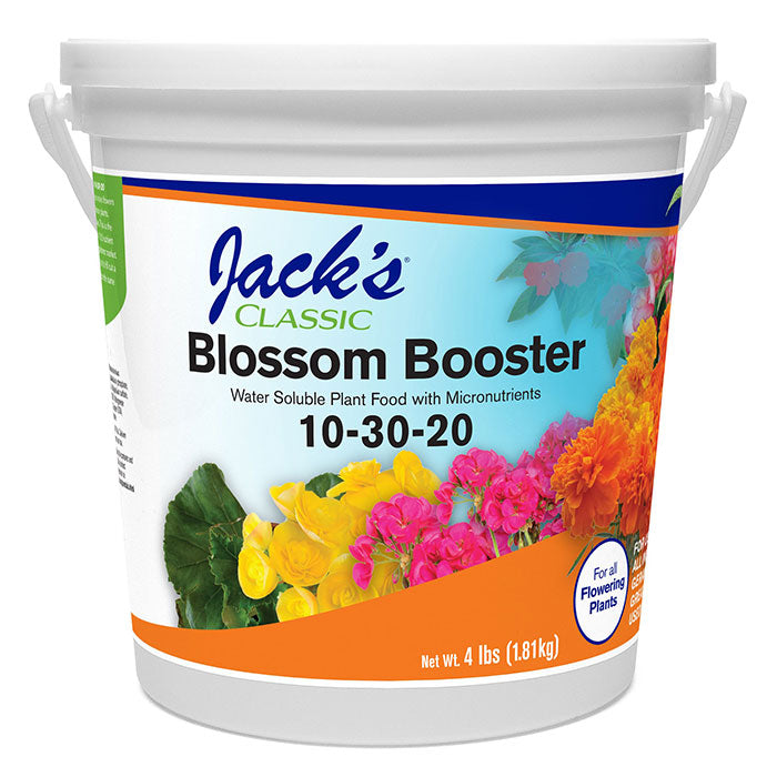 Jack's Classic 10-30-20 Blossom Booster Water Soluble Fertilizer, 4 lbs.