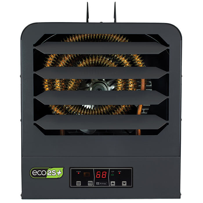 King Electric KB ECO2S+ 2-Stage Unit Heater with Remote Sensor, 10000 Watt, 1 Ph, 208/240 Volt