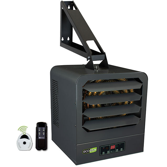 King Electric KB ECO2S+ 2-Stage Unit Heater with Remote Sensor, 7500 Watt, 1 Ph, 208/240 Volt