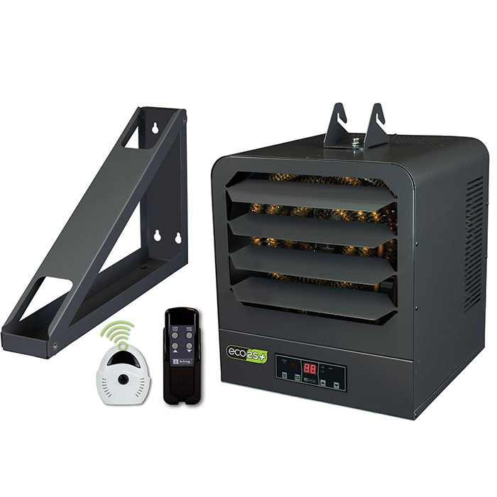King Electric KB ECO2S+ 2-Stage Unit Heater with Remote Sensor, 10000 Watt, 1 Ph, 208/240 Volt
