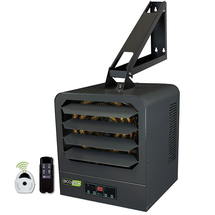 King Electric KB ECO2S+ 2-Stage Unit Heater with Remote Sensor and Fuse Block, 12500 Watt, 1 Ph, 208/240 Volt