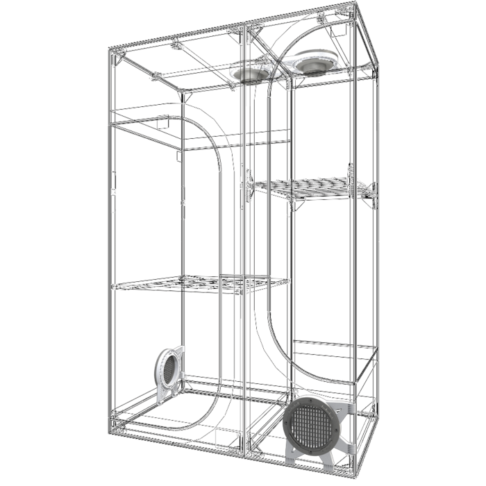 Secret Jardin Lodge 100 V4.0 - 3.3' x 2' x 5.25' Grow Tent