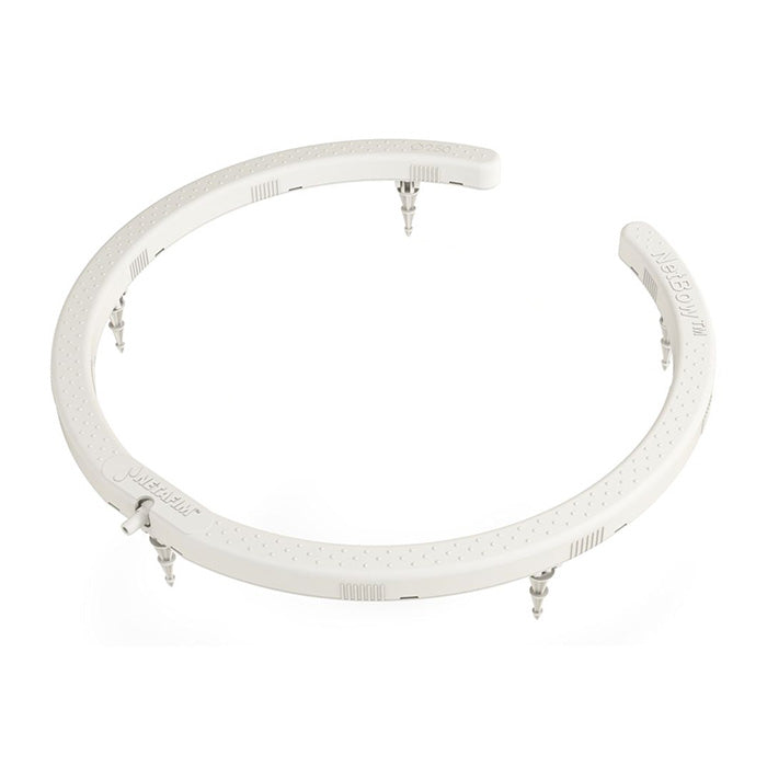 Netafim 10 Inch NetBow Drip Irrigation Ring, 30 Inch White PE Tubing - Pack of 50 (NETBOW10-30WH)