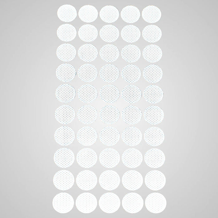 Microppose Adhesive Jar Filter Discs, Pack of 50